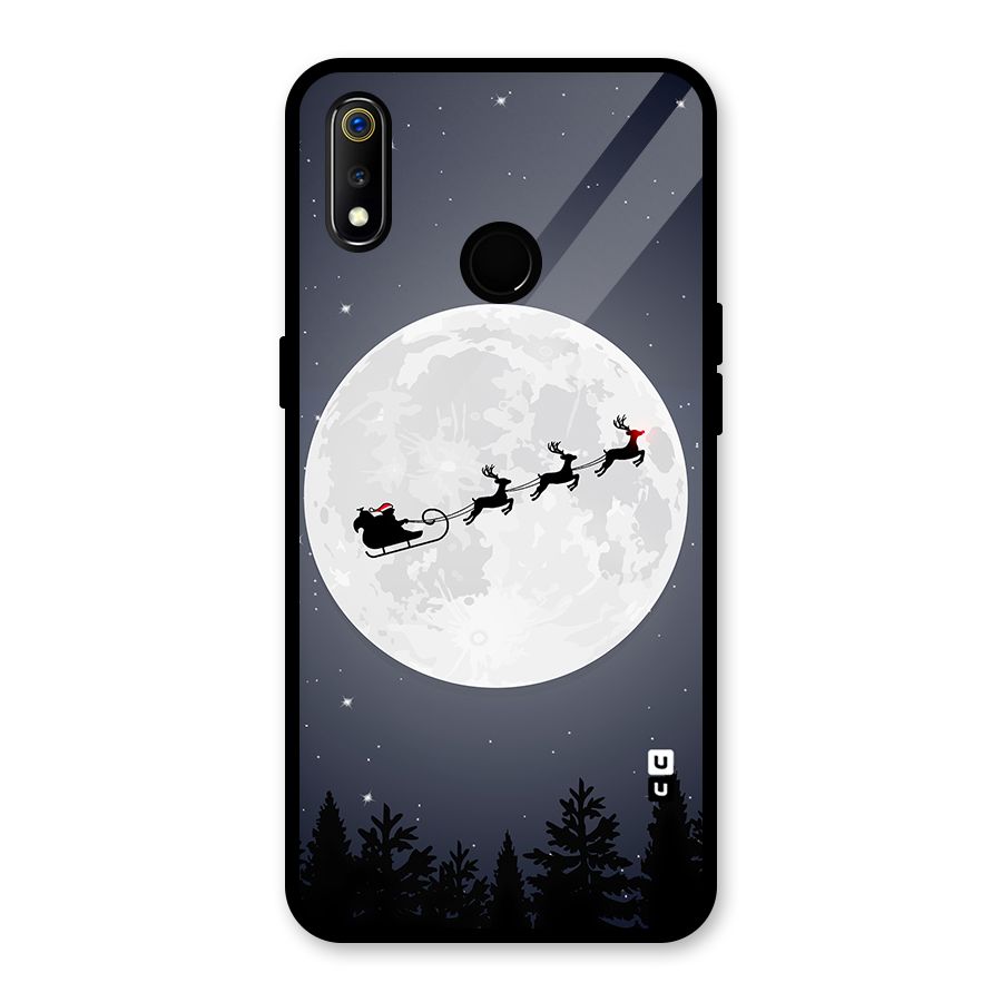 Christmas Nightsky Glass Back Case for Realme 3i