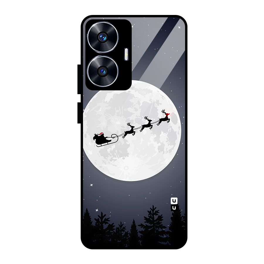 Christmas Nightsky Glass Back Case for Realme Narzo N55