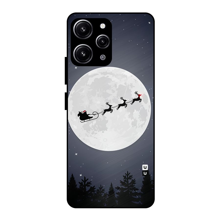 Christmas Nightsky Glass Back Case for Redmi 12 4G