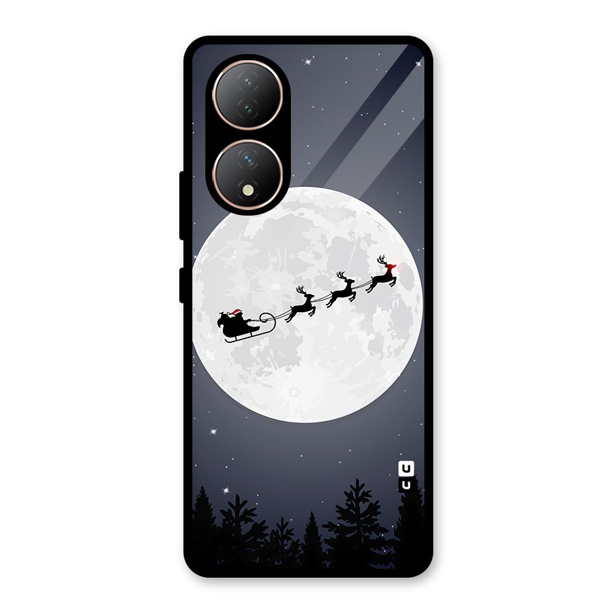 Christmas Nightsky Glass Back Case for Vivo Y100A