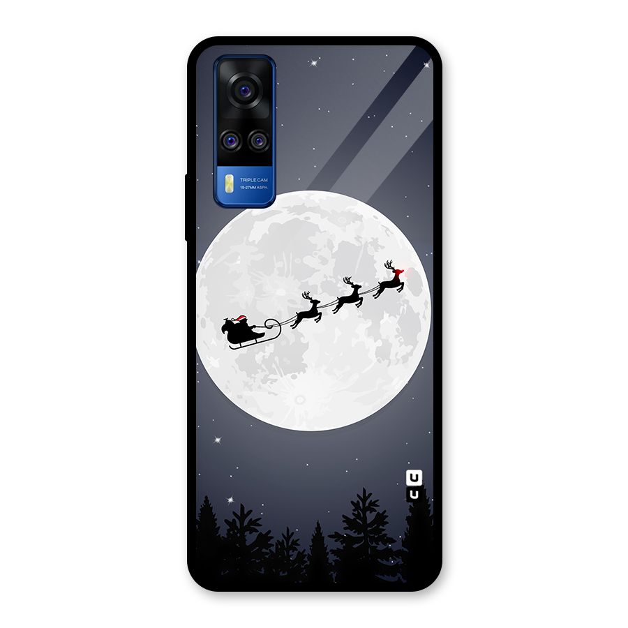 Christmas Nightsky Glass Back Case for Vivo Y31