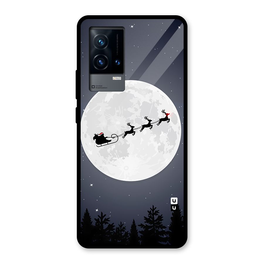 Christmas Nightsky Glass Back Case for iQOO 9 5G