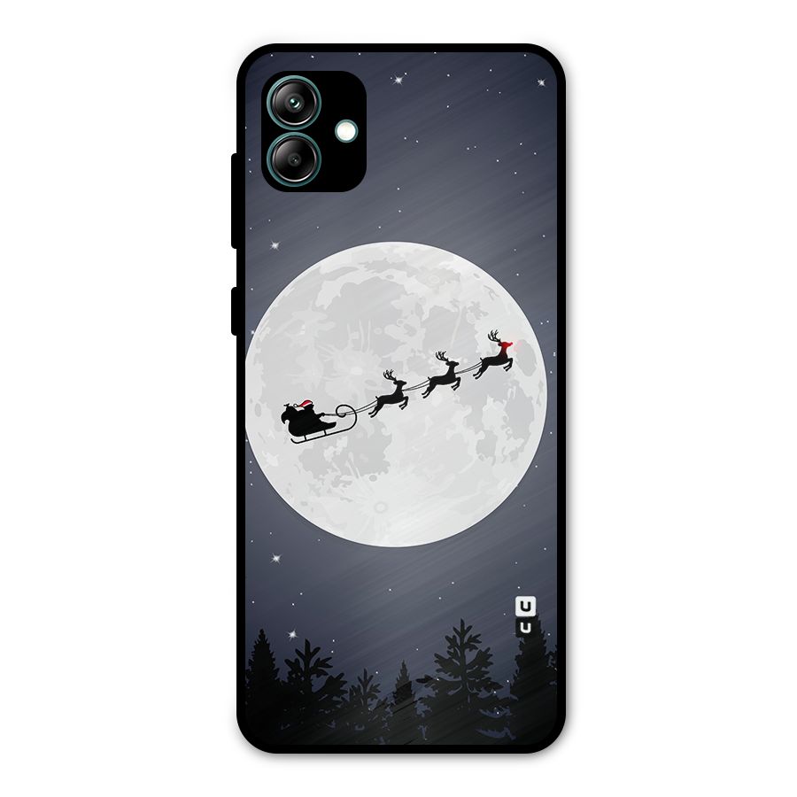 Christmas Nightsky Metal Back Case for Galaxy A04