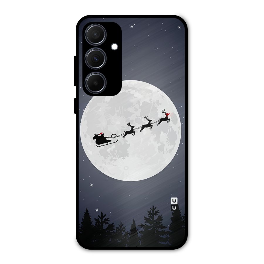 Christmas Nightsky Metal Back Case for Galaxy A35