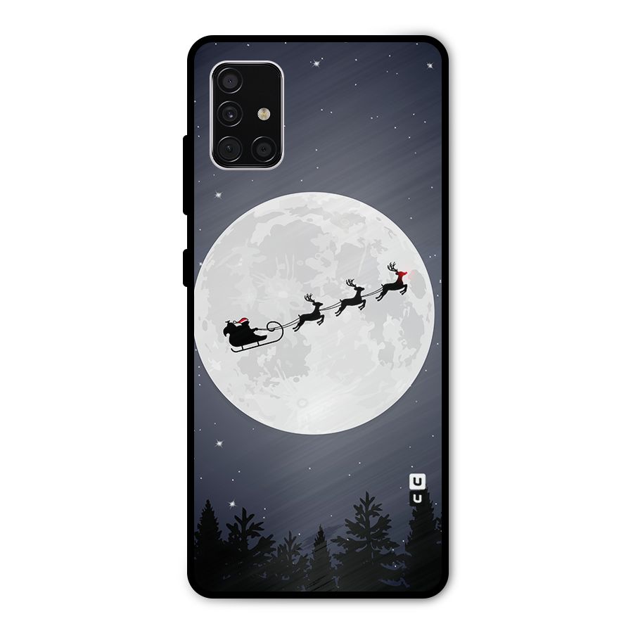 Christmas Nightsky Metal Back Case for Galaxy A51