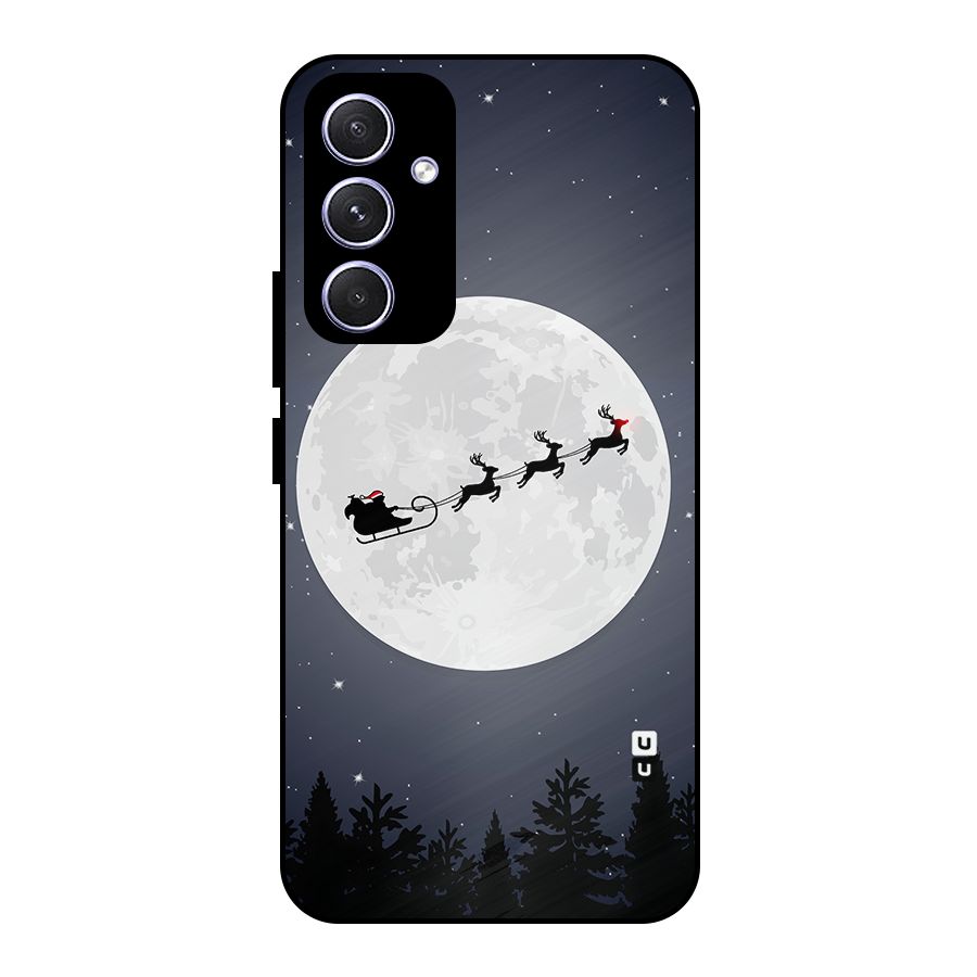 Christmas Nightsky Metal Back Case for Galaxy A54