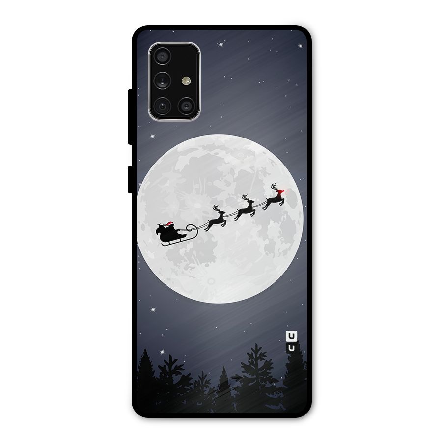 Christmas Nightsky Metal Back Case for Galaxy A71