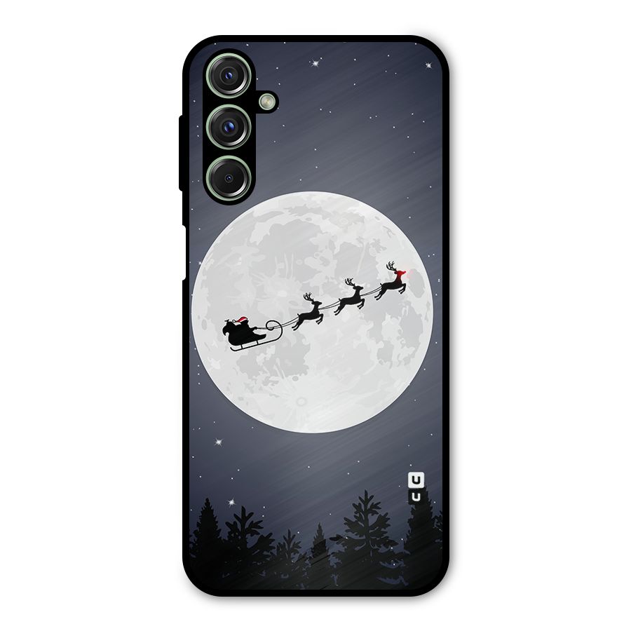 Christmas Nightsky Metal Back Case for Galaxy F34