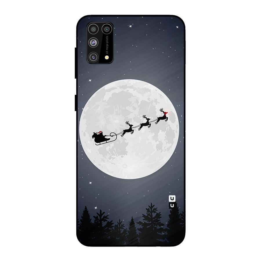 Christmas Nightsky Metal Back Case for Galaxy F41