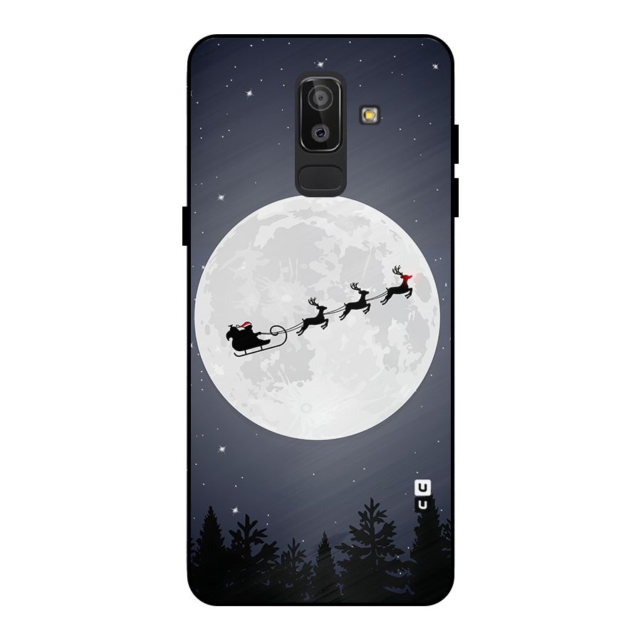 Christmas Nightsky Metal Back Case for Galaxy J8