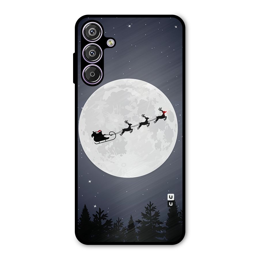 Christmas Nightsky Metal Back Case for Galaxy M15