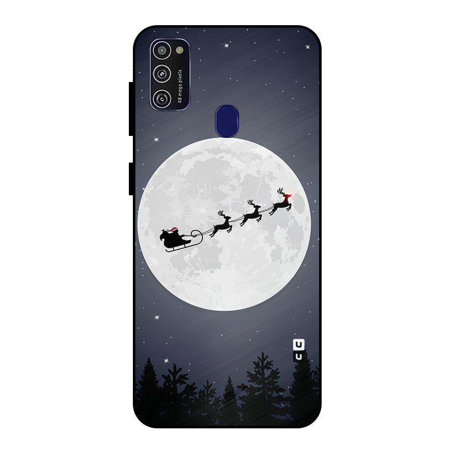 Christmas Nightsky Metal Back Case for Galaxy M21