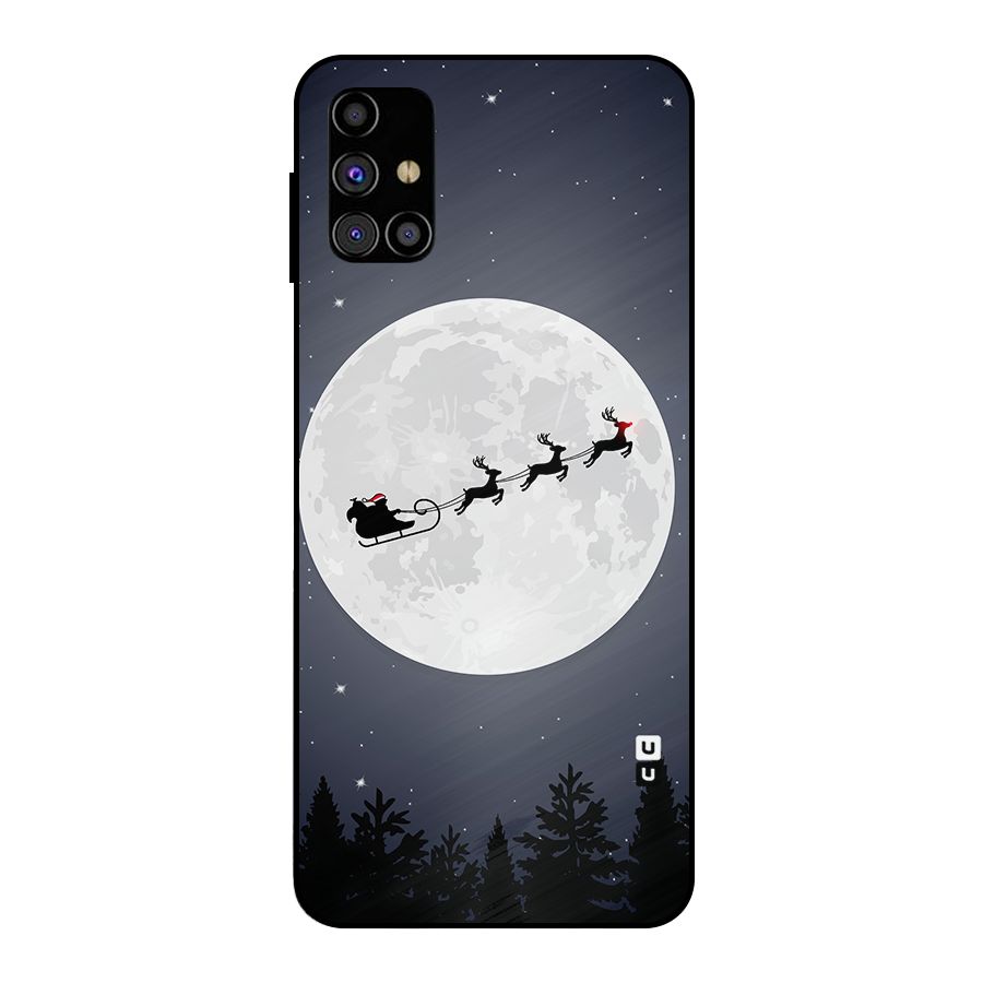 Christmas Nightsky Metal Back Case for Galaxy M31s