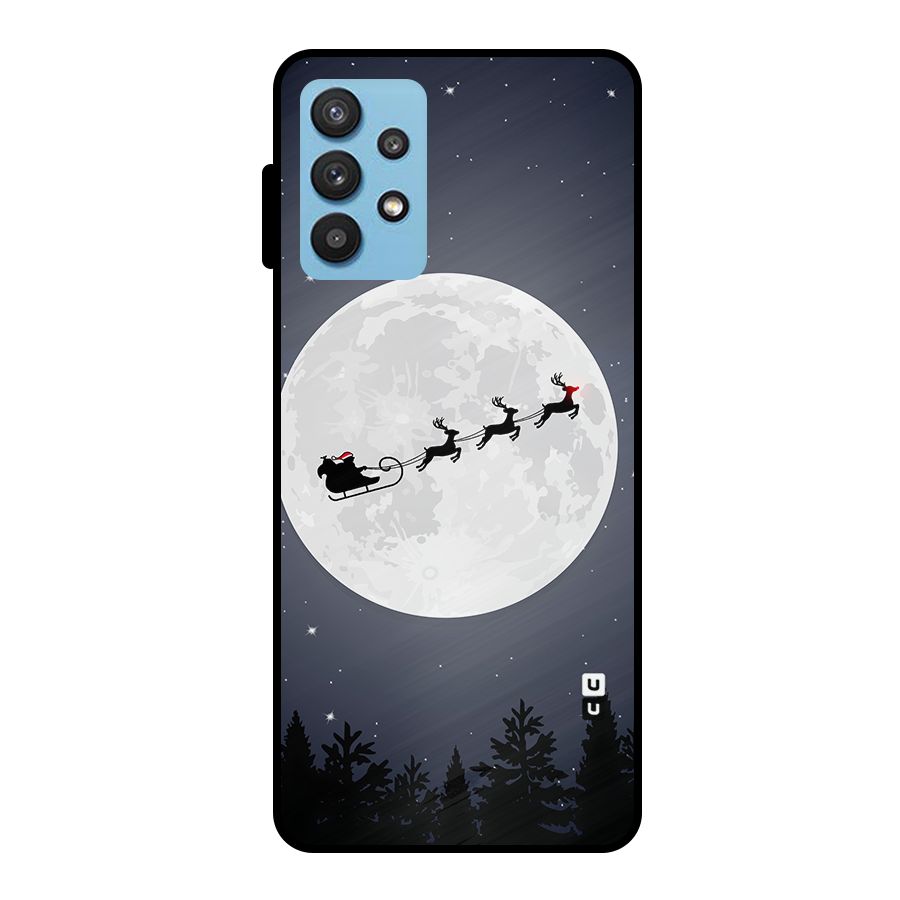 Christmas Nightsky Metal Back Case for Galaxy M32 5G
