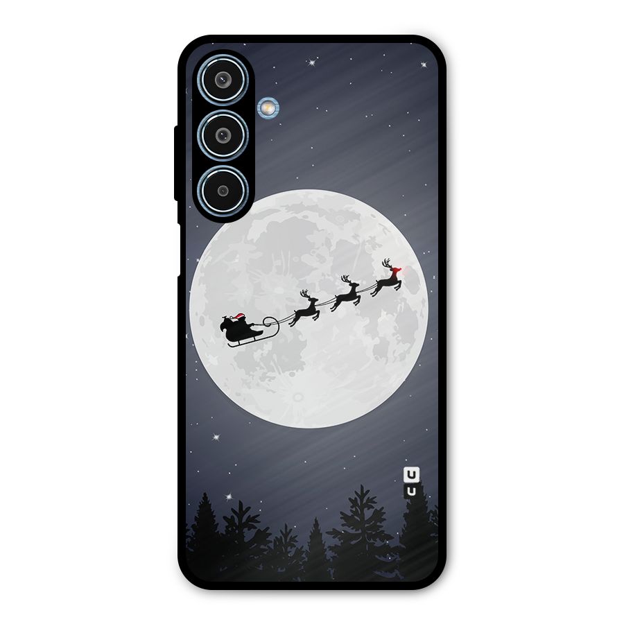 Christmas Nightsky Metal Back Case for Galaxy M35