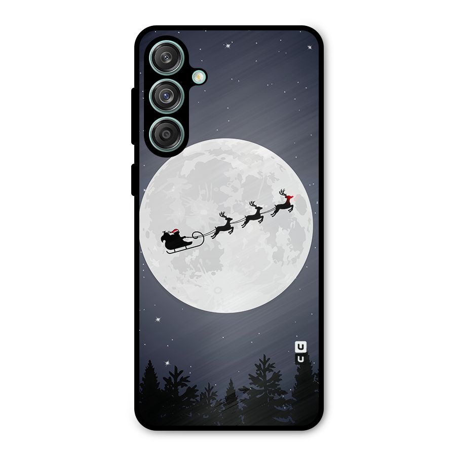 Christmas Nightsky Metal Back Case for Galaxy M55 5G