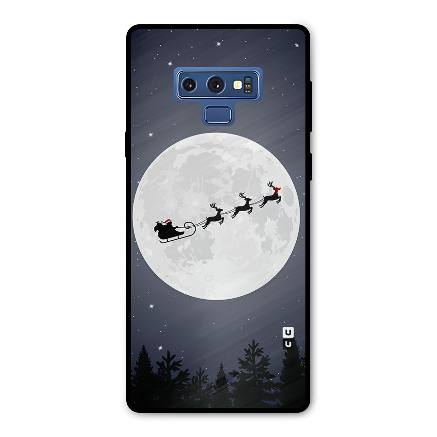 Christmas Nightsky Metal Back Case for Galaxy Note 9