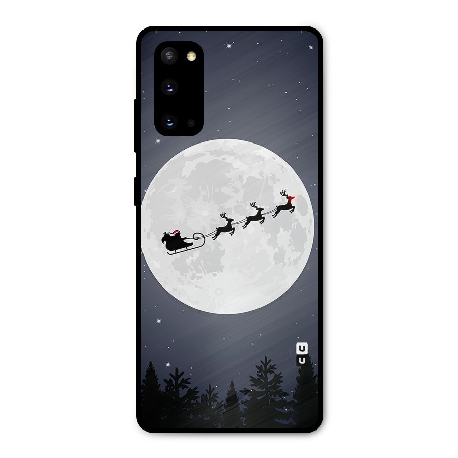 Christmas Nightsky Metal Back Case for Galaxy S20