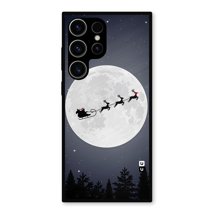 Christmas Nightsky Metal Back Case for Galaxy S23 Ultra