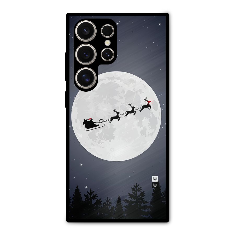 Christmas Nightsky Metal Back Case for Galaxy S24 Ultra