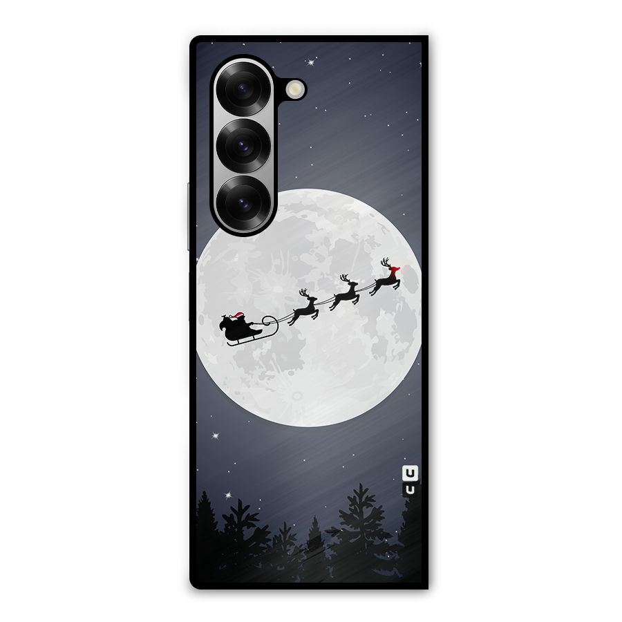 Christmas Nightsky Metal Back Case for Galaxy Z Fold6