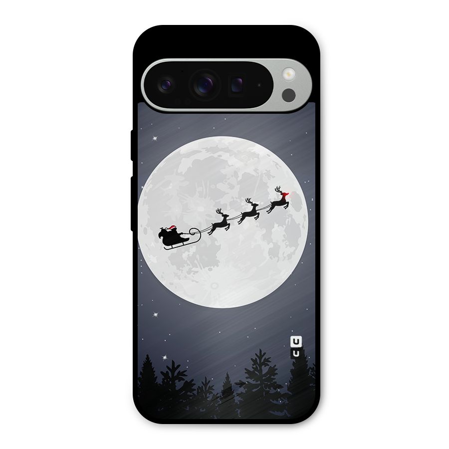 Christmas Nightsky Metal Back Case for Google Pixel 9 Pro XL