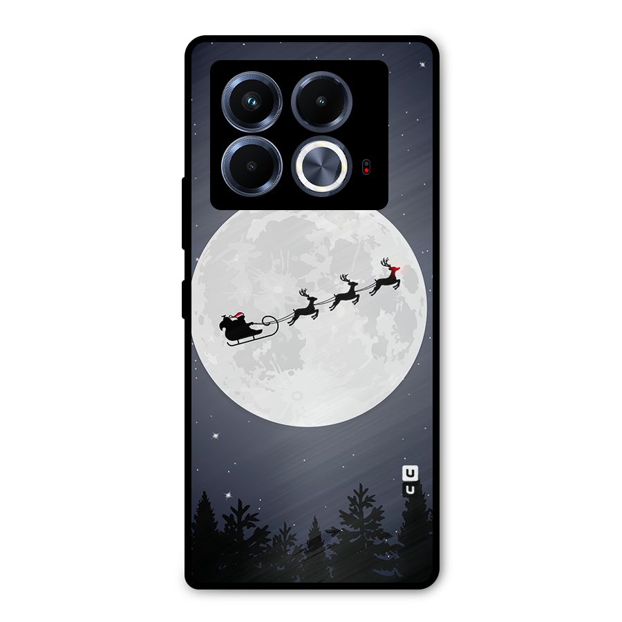 Christmas Nightsky Metal Back Case for Infinix Note 40 5G