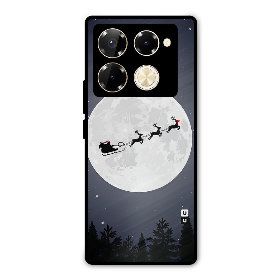 Christmas Nightsky Metal Back Case for Infinix Note 40 Pro Plus