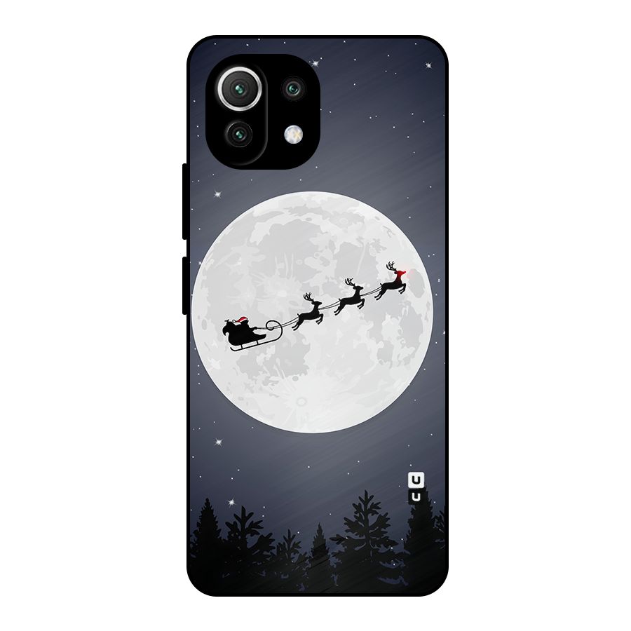 Christmas Nightsky Metal Back Case for Mi 11 Lite