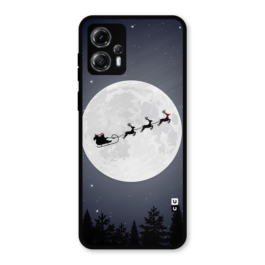 Christmas Nightsky Metal Back Case for Moto G13