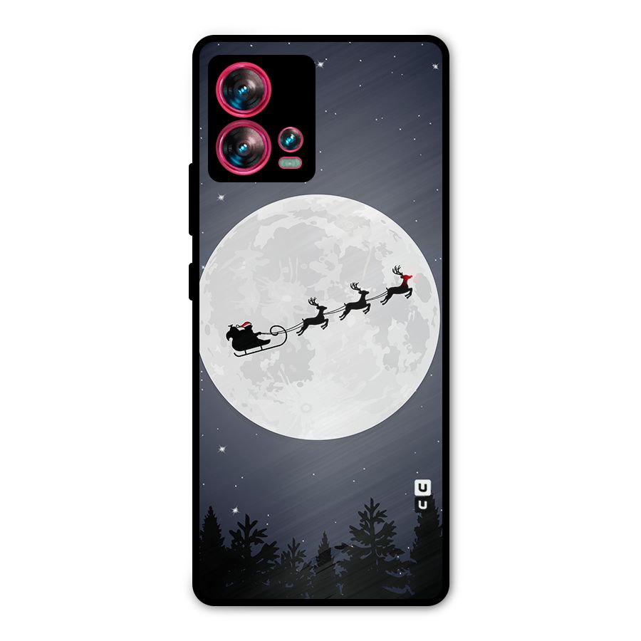 Christmas Nightsky Metal Back Case for Motorola Edge 30 Fusion
