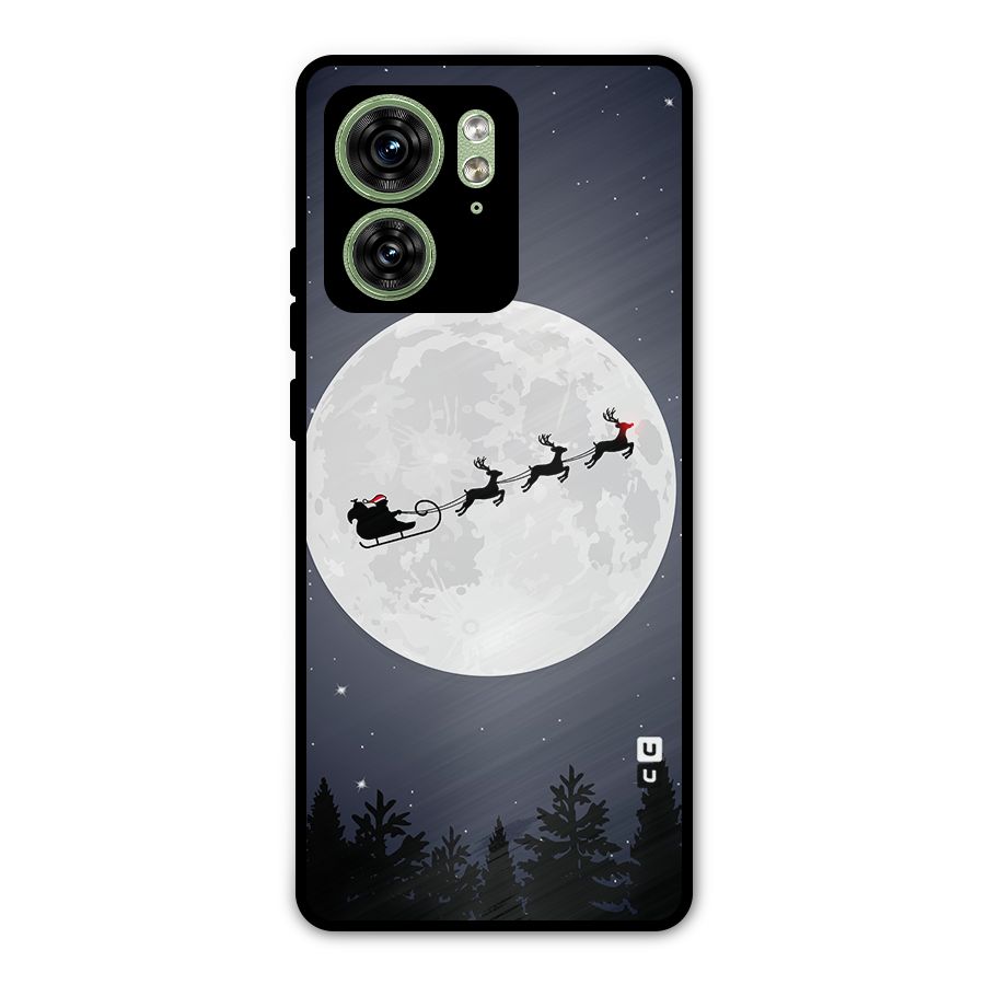 Christmas Nightsky Metal Back Case for Motorola Edge 40 5G