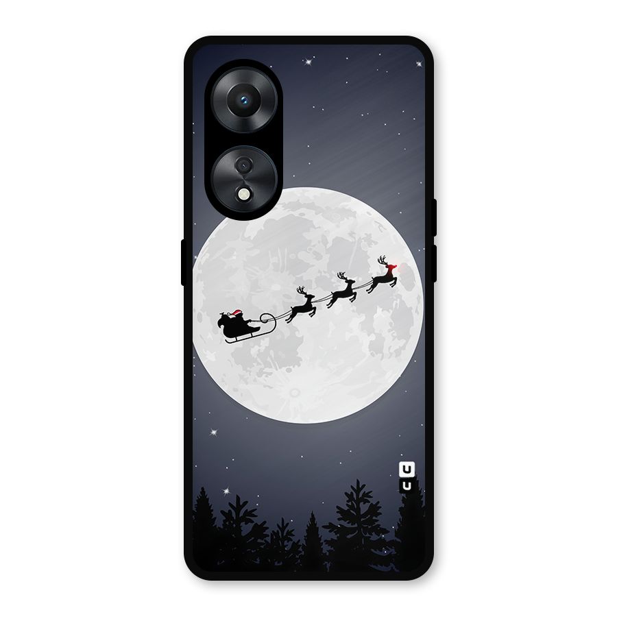Christmas Nightsky Metal Back Case for Oppo A78