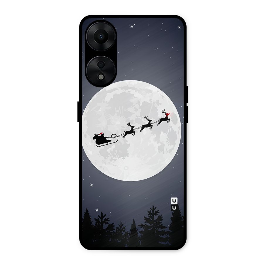 Christmas Nightsky Metal Back Case for Oppo A78 5G