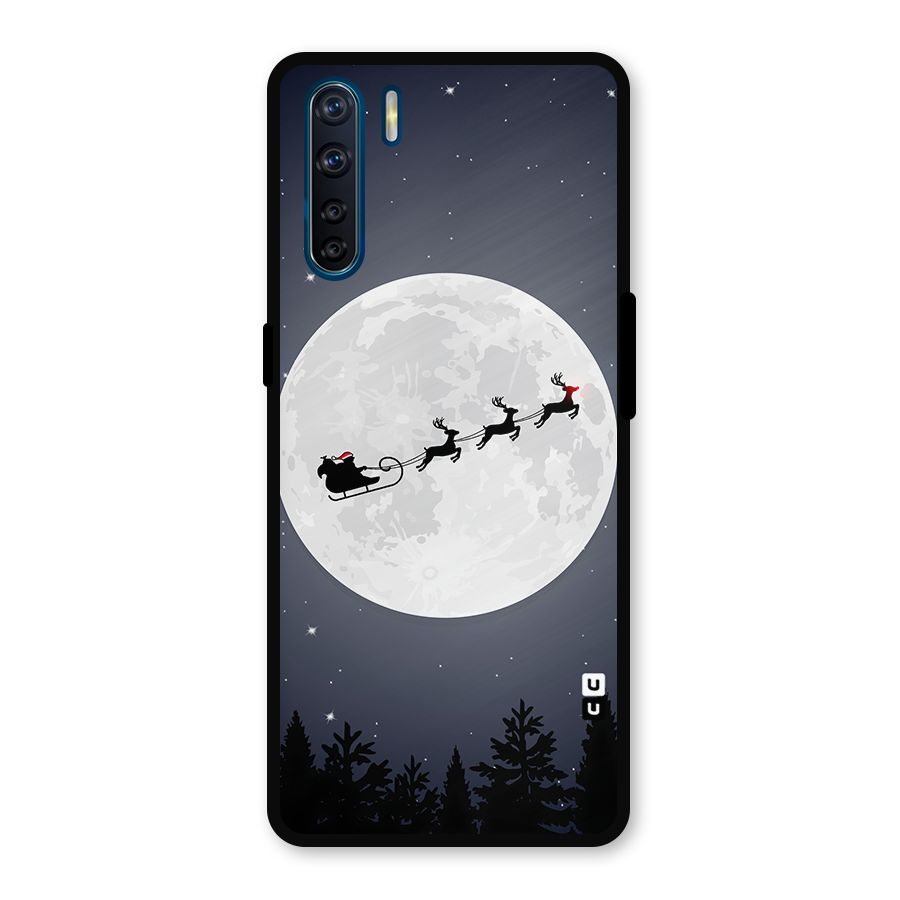 Christmas Nightsky Metal Back Case for Oppo F15