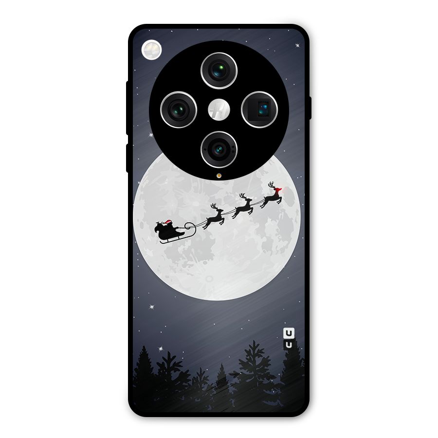 Christmas Nightsky Metal Back Case for Oppo Find X8 Pro