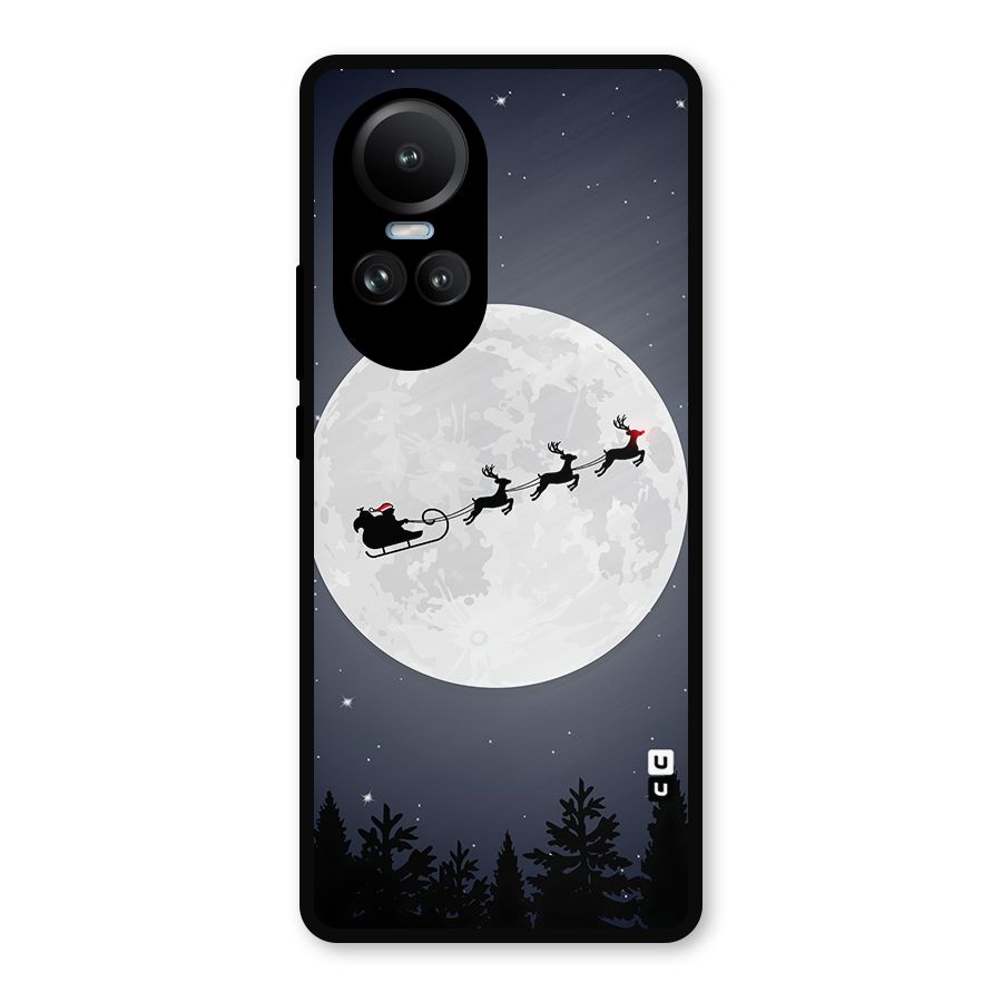 Christmas Nightsky Metal Back Case for Oppo Reno10 Pro