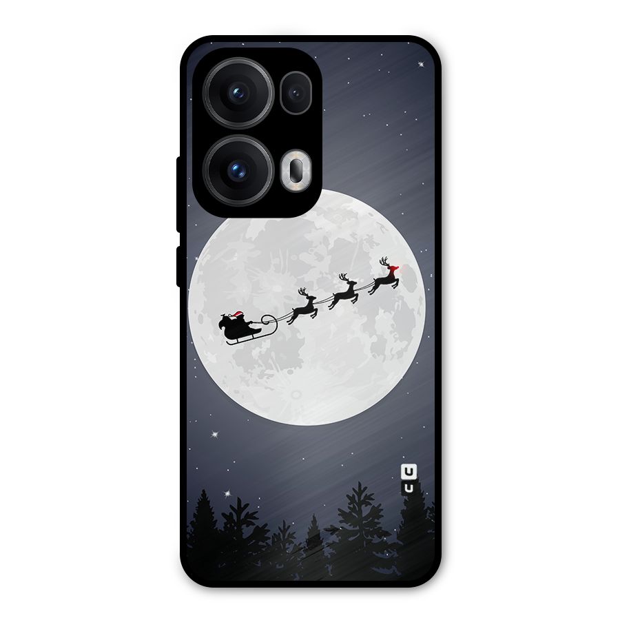 Christmas Nightsky Metal Back Case for Oppo Reno13 Pro