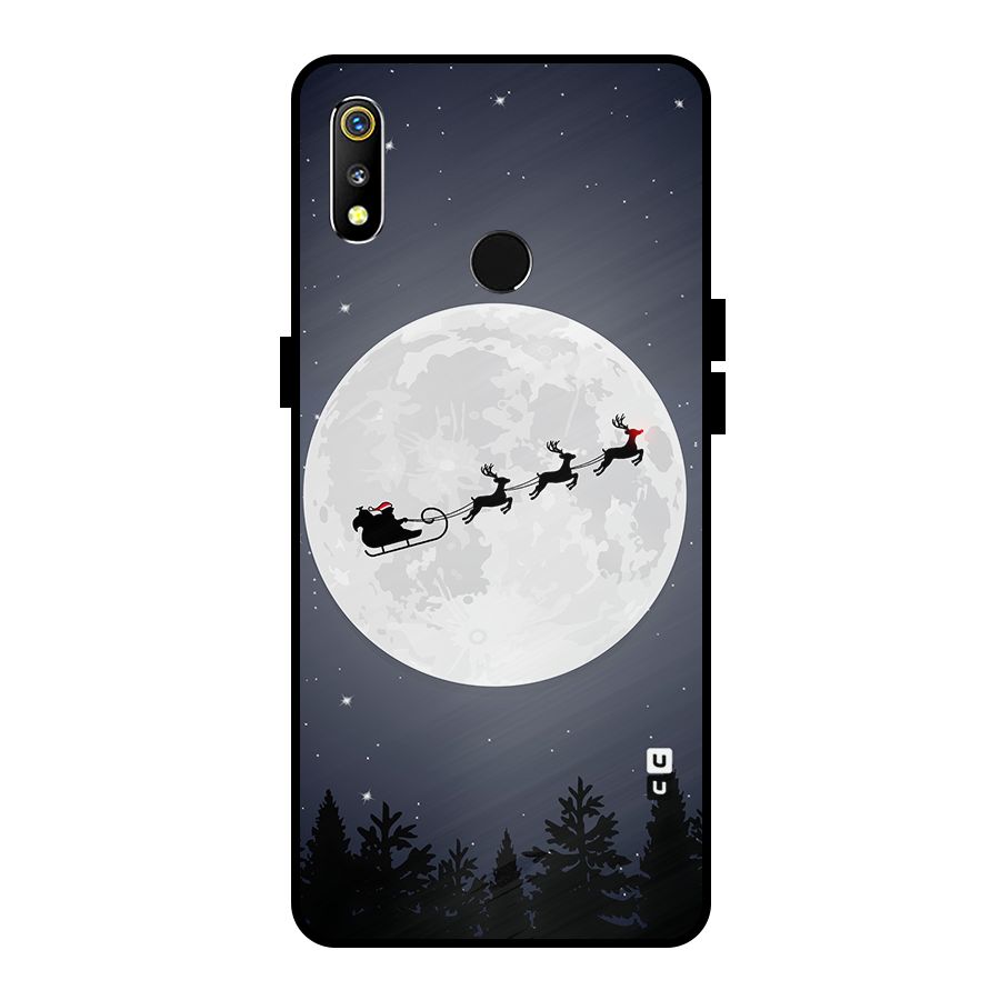 Christmas Nightsky Metal Back Case for Realme 3i