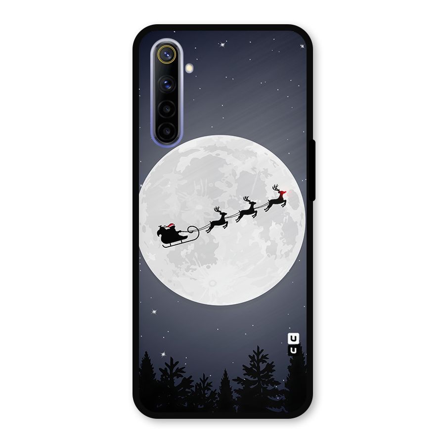 Christmas Nightsky Metal Back Case for Realme 6