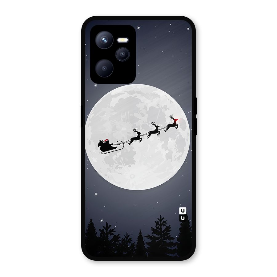 Christmas Nightsky Metal Back Case for Realme C35