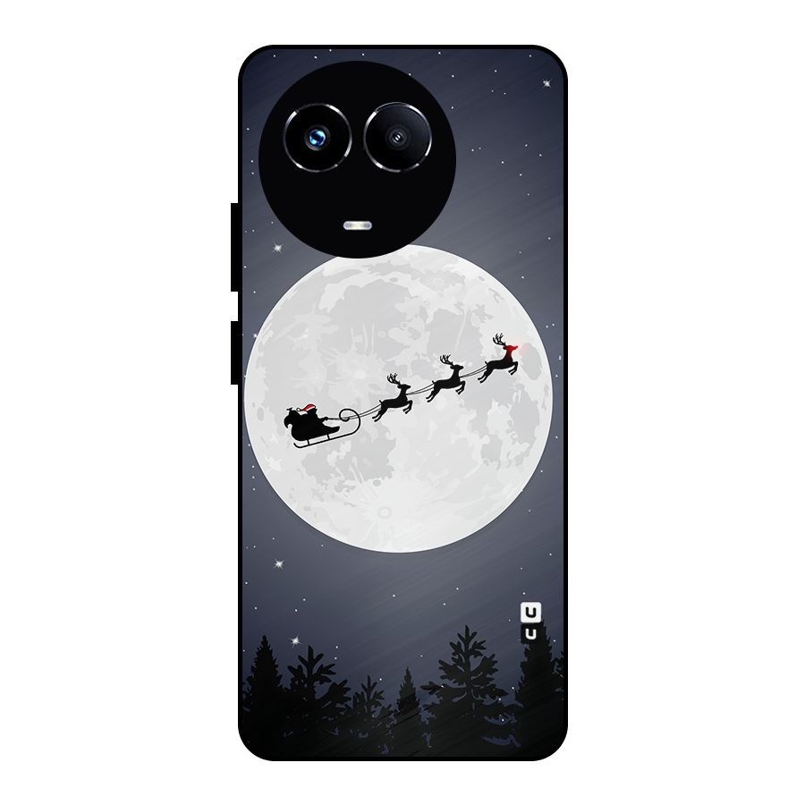 Christmas Nightsky Metal Back Case for Realme Narzo 60X