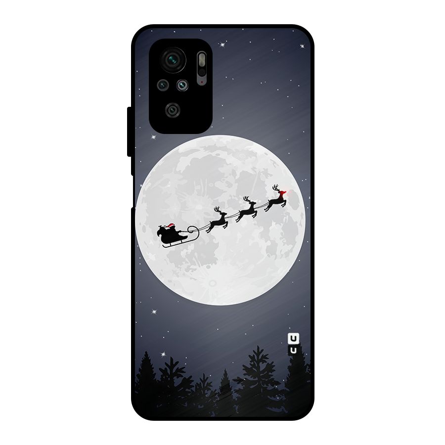 Christmas Nightsky Metal Back Case for Redmi Note 10S