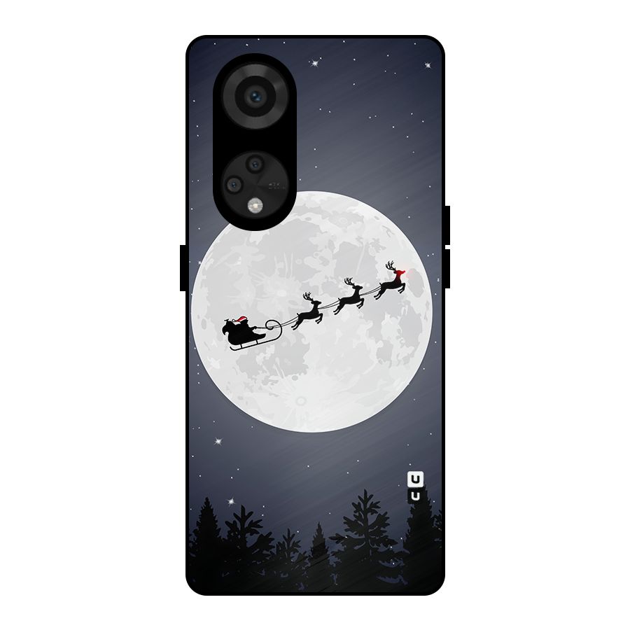 Christmas Nightsky Metal Back Case for Reno8 T 5G