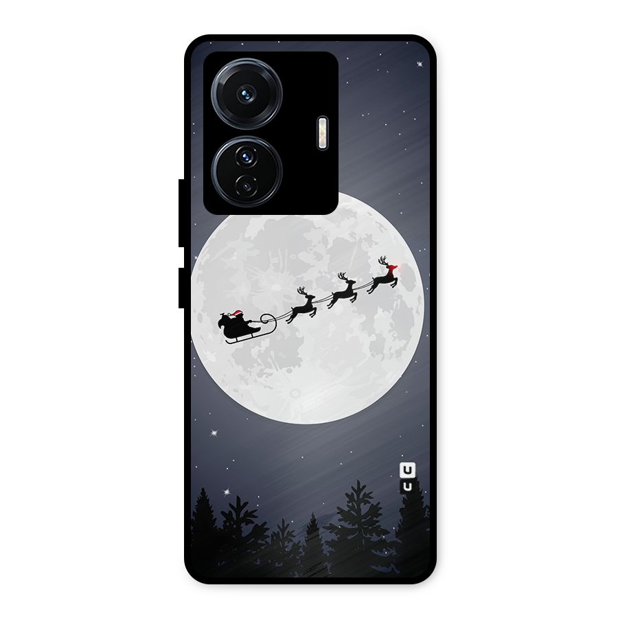 Christmas Nightsky Metal Back Case for Vivo T1 Pro
