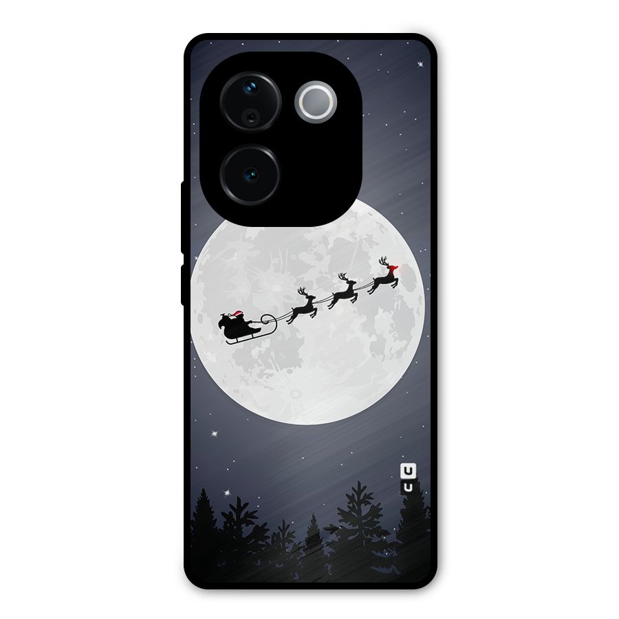 Christmas Nightsky Metal Back Case for Vivo T3 Pro
