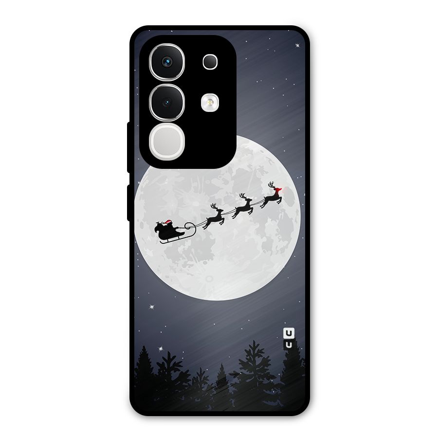 Christmas Nightsky Metal Back Case for Vivo T4x