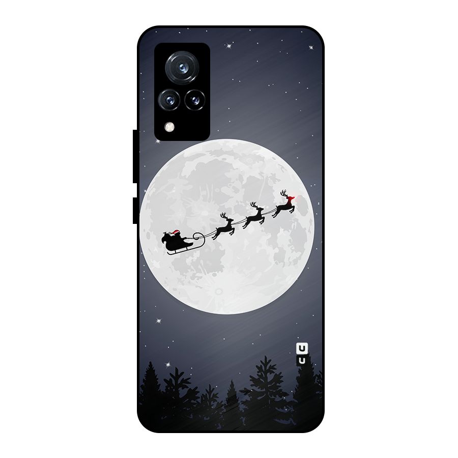 Christmas Nightsky Metal Back Case for Vivo V21 5G