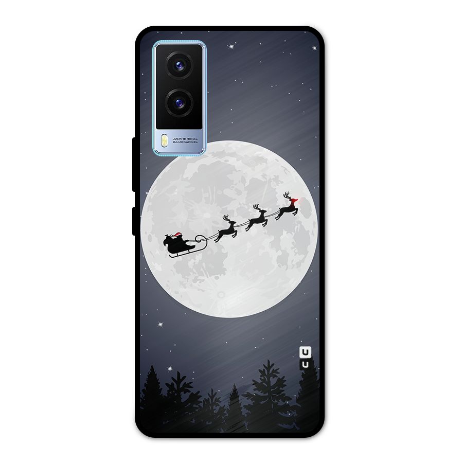 Christmas Nightsky Metal Back Case for Vivo V21e 5G