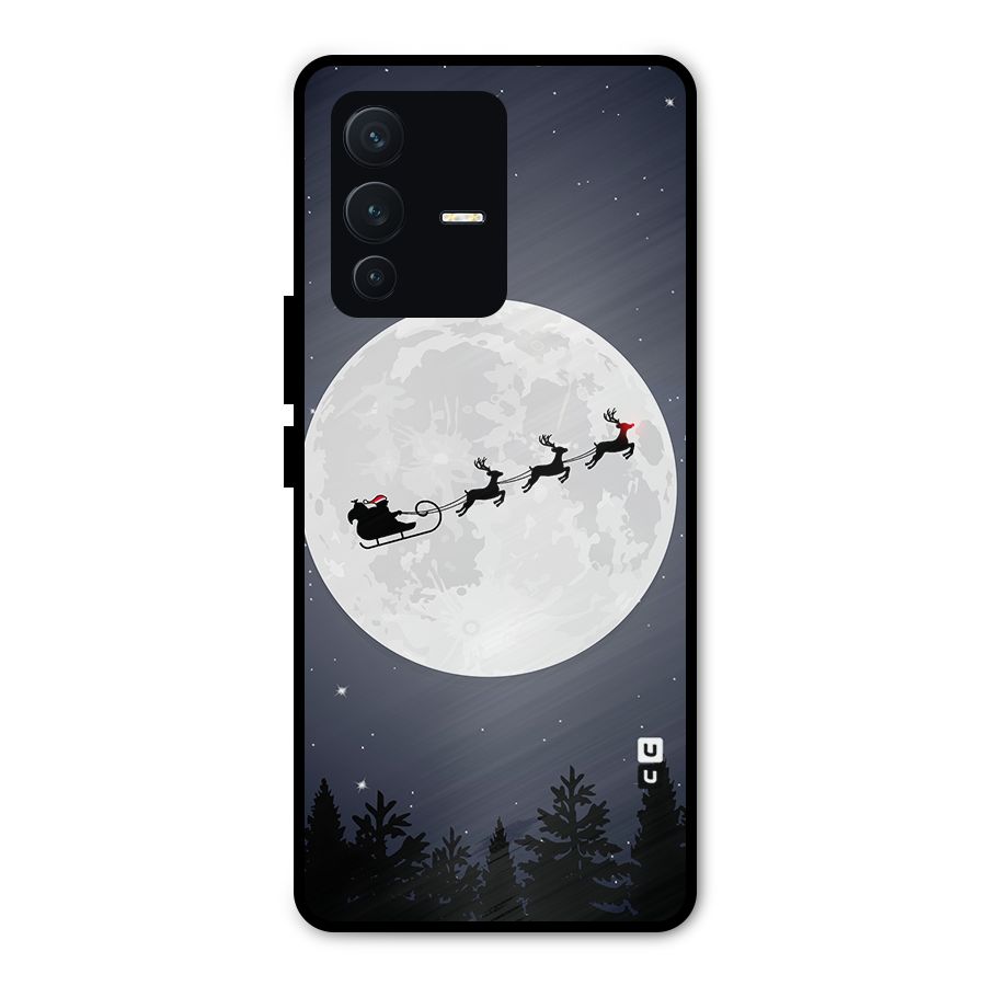 Christmas Nightsky Metal Back Case for Vivo V23 Pro